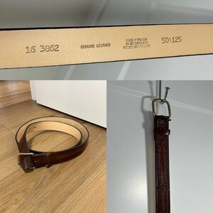 50” big and tall plus size leather belt
